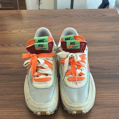 CLOT × Sacai × Nike LD Waffle "Orange Blaze"