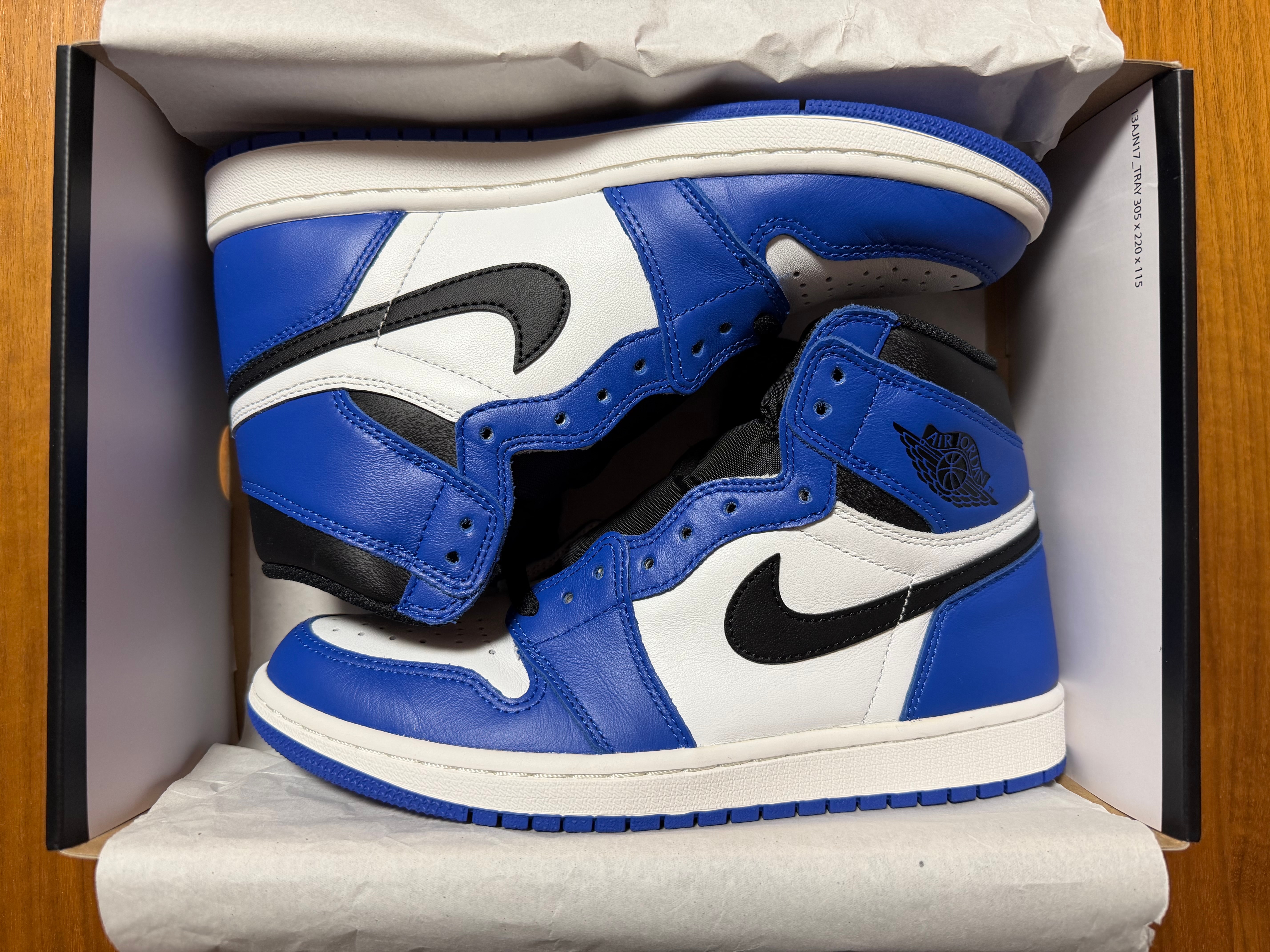 ナイキ エアジョーダン1 レトロ ハイ OG "ゲーム ロイヤル"