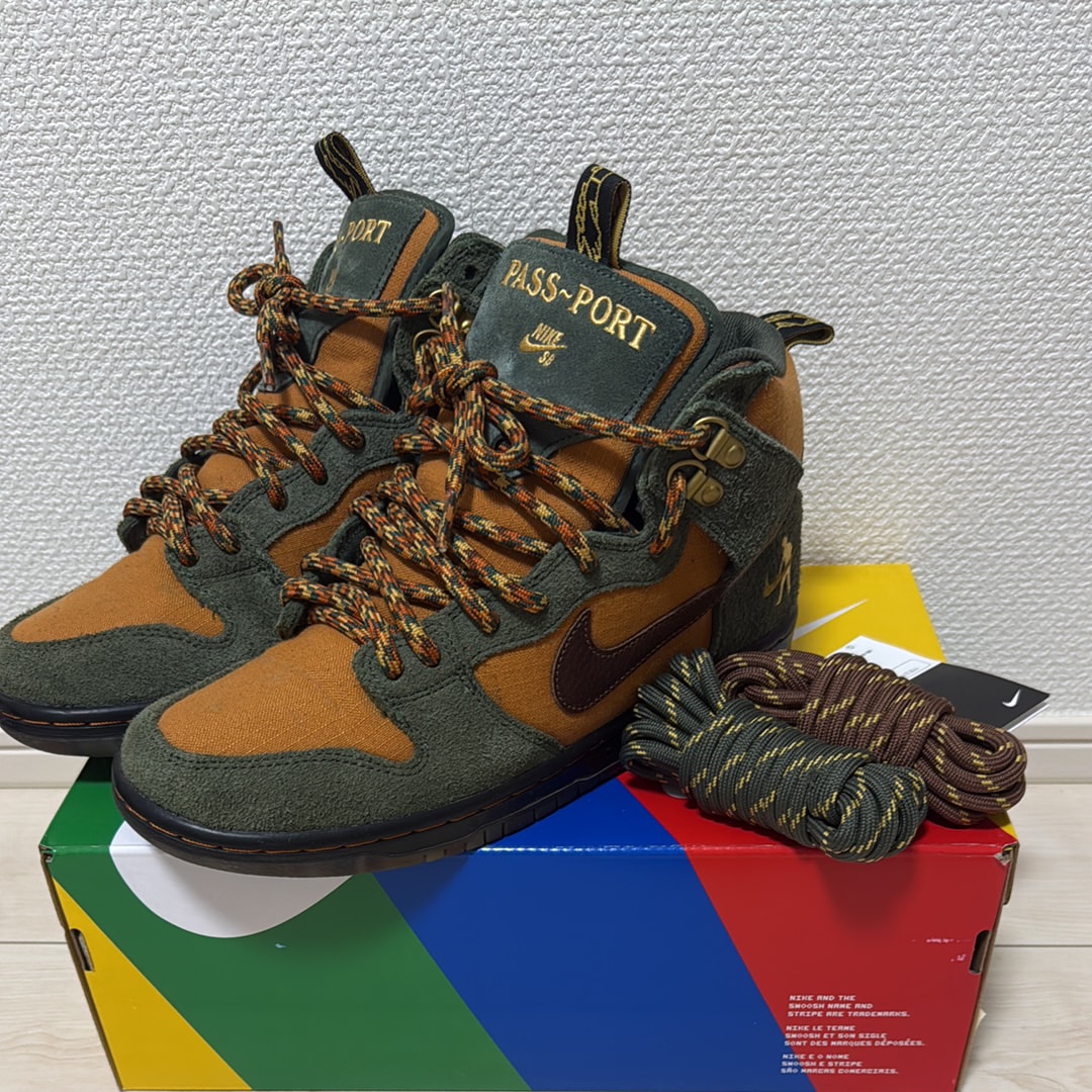 PASS~PORT × Nike SB Dunk High "Work Boot"