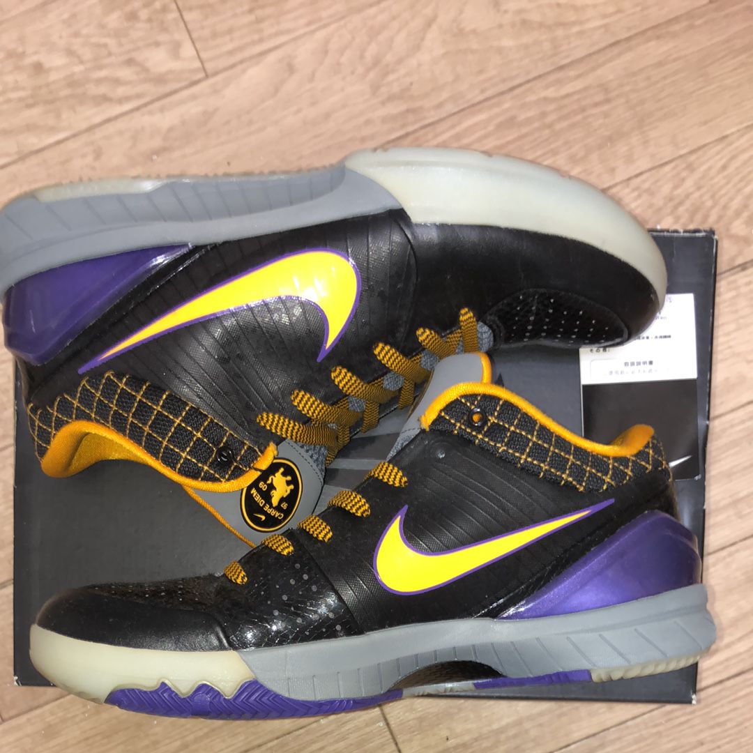 NIKE KOBE IV PROTRO "BLACK/DEL SOL"