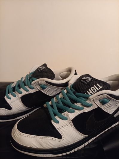 TIGHTBOOTH × Nike SB Dunk Low Pro QS "Black and White"