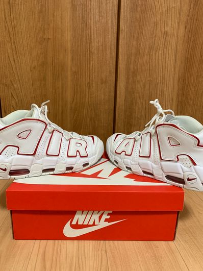 NIKE AIR MORE UPTEMPO "WHITE/VARSITY RED" (2021)