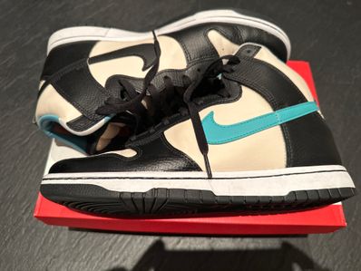 Nike Dunk High Retro EMB "Pearl White and Washed Teal"