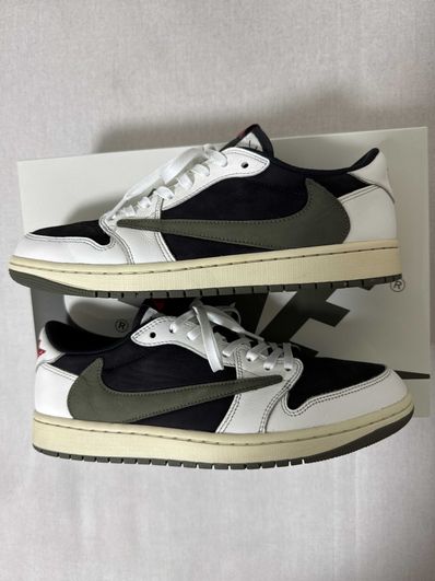 Travis Scott × Nike Women's Air Jordan 1 Low OG "Medium Olive"