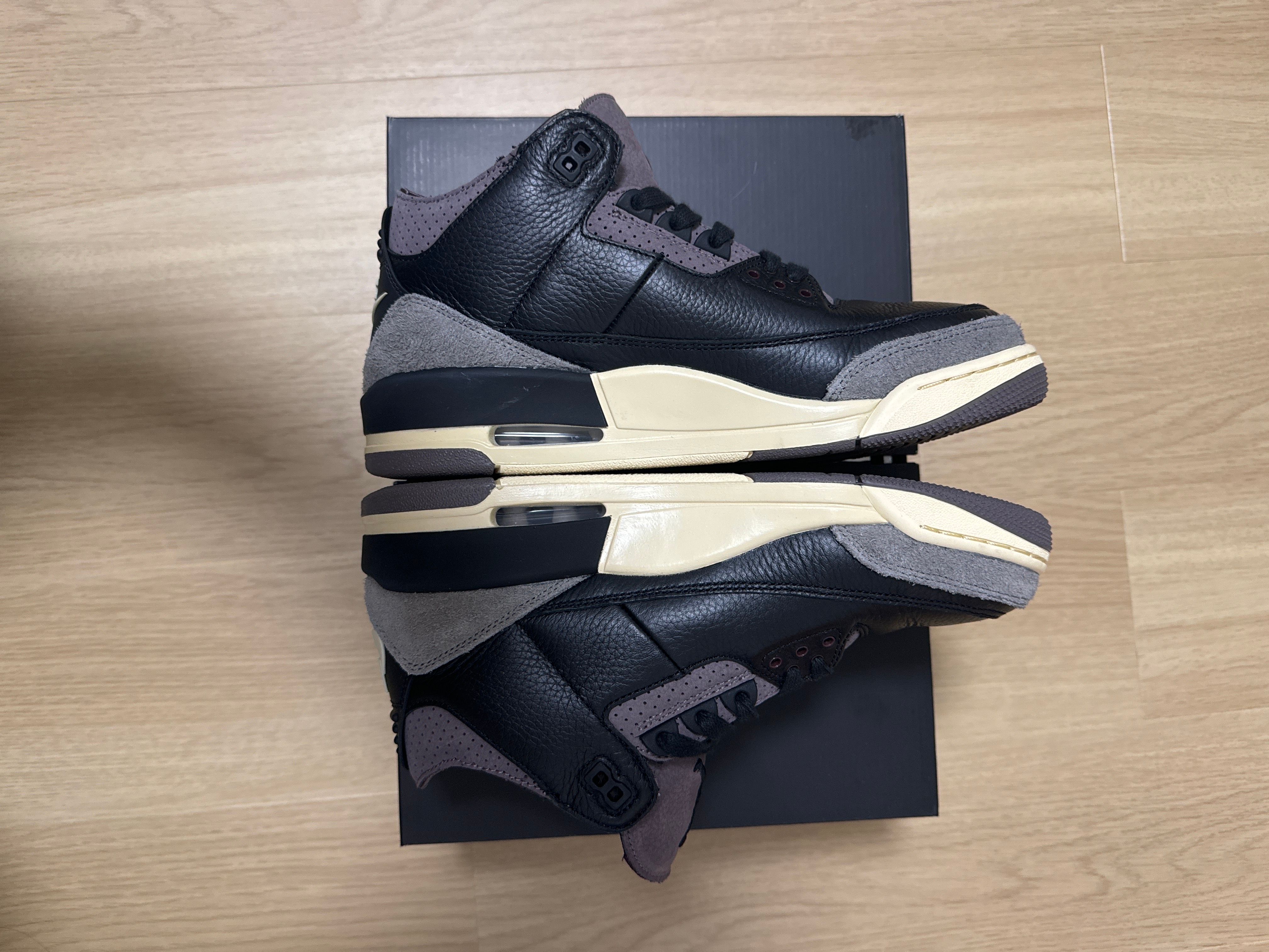 A Ma Maniere × Nike Women's Air Jordan 3 Retro OG SP "Black and Flat Pewter/WYWS"