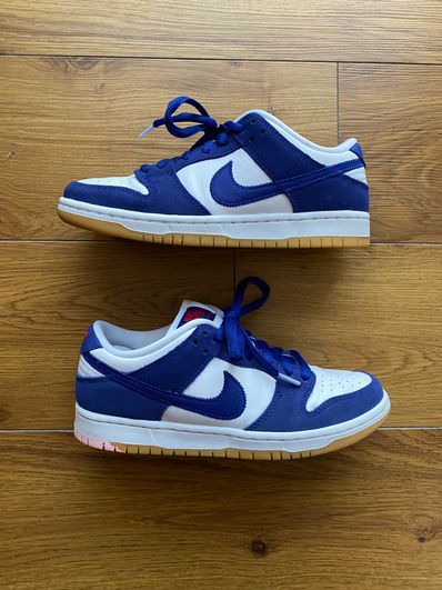 Nike SB Dunk Low "Los Angeles Dodgers/Deep Royal Blue"