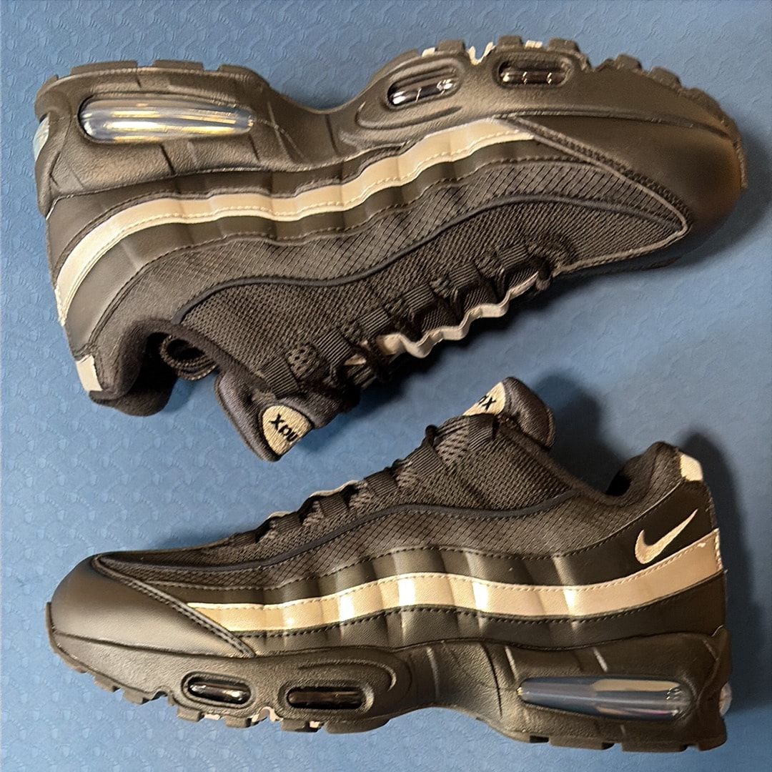 Nike Air Max 95 OG Big Bubble "Black/White/Metallic Silver"