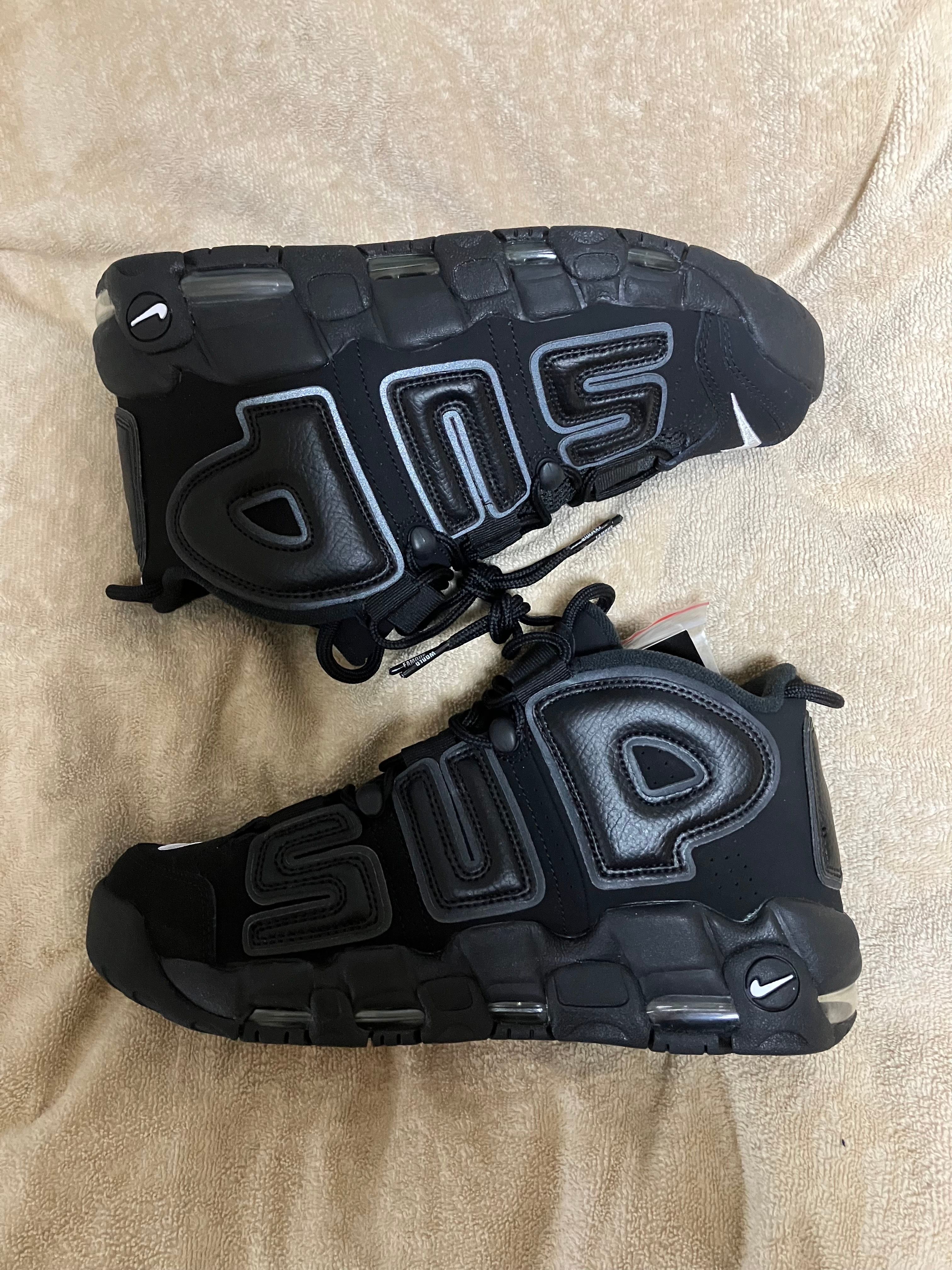 Supreme × Nike Air More Uptempo "Black"