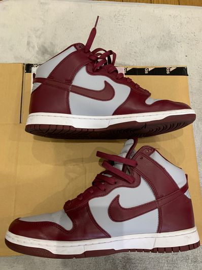 Nike Dunk High "Dark Beetroot and Wolf Grey"