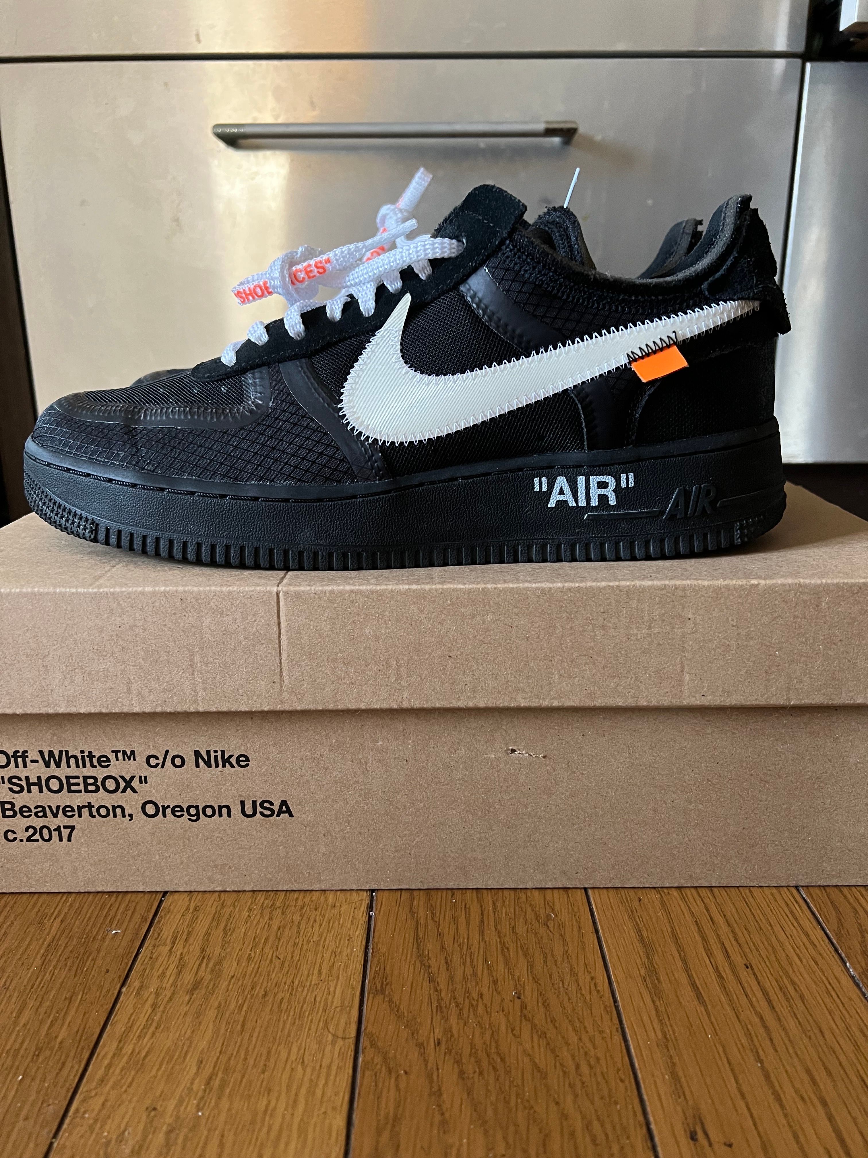 Off-White × Nike Air Force 1 Low "Black"
