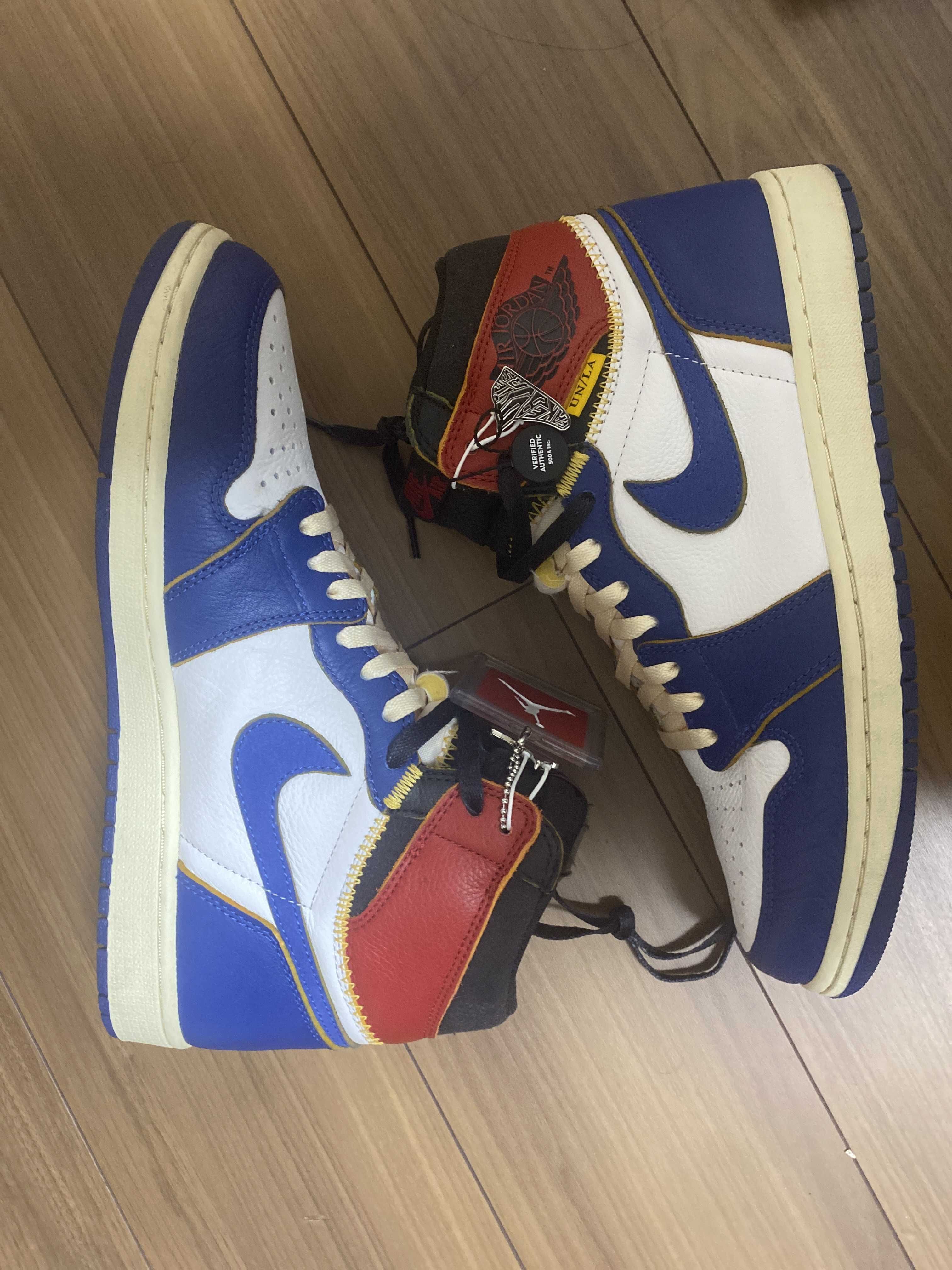 Union × Nike Air Jordan 1 Retro High OG NRG "Storm Blue/Varsity Red"