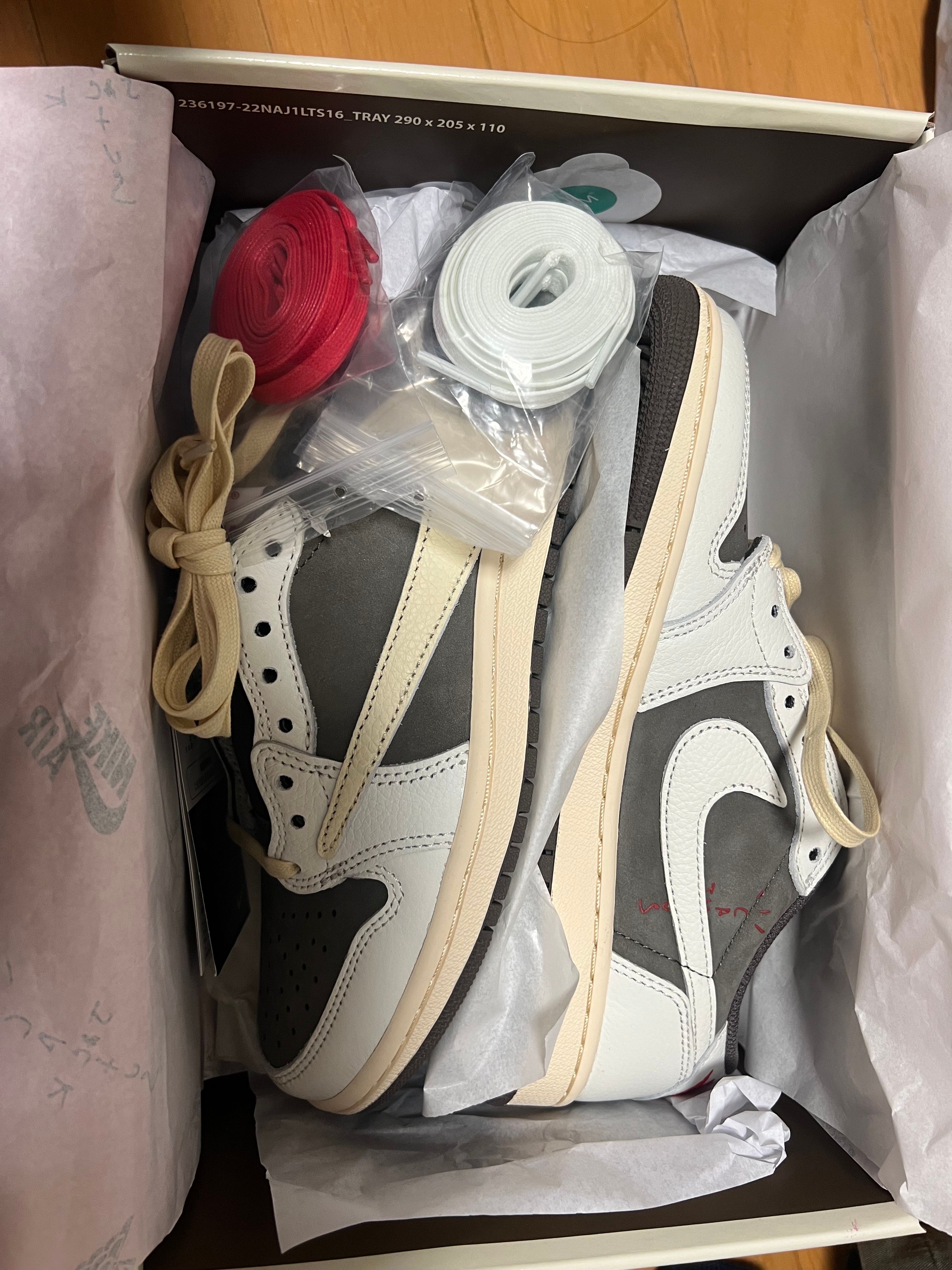 Travis Scott × Nike Air Jordan 1 Low OG SP "Reverse Mocha/Sail and Ridgerock"