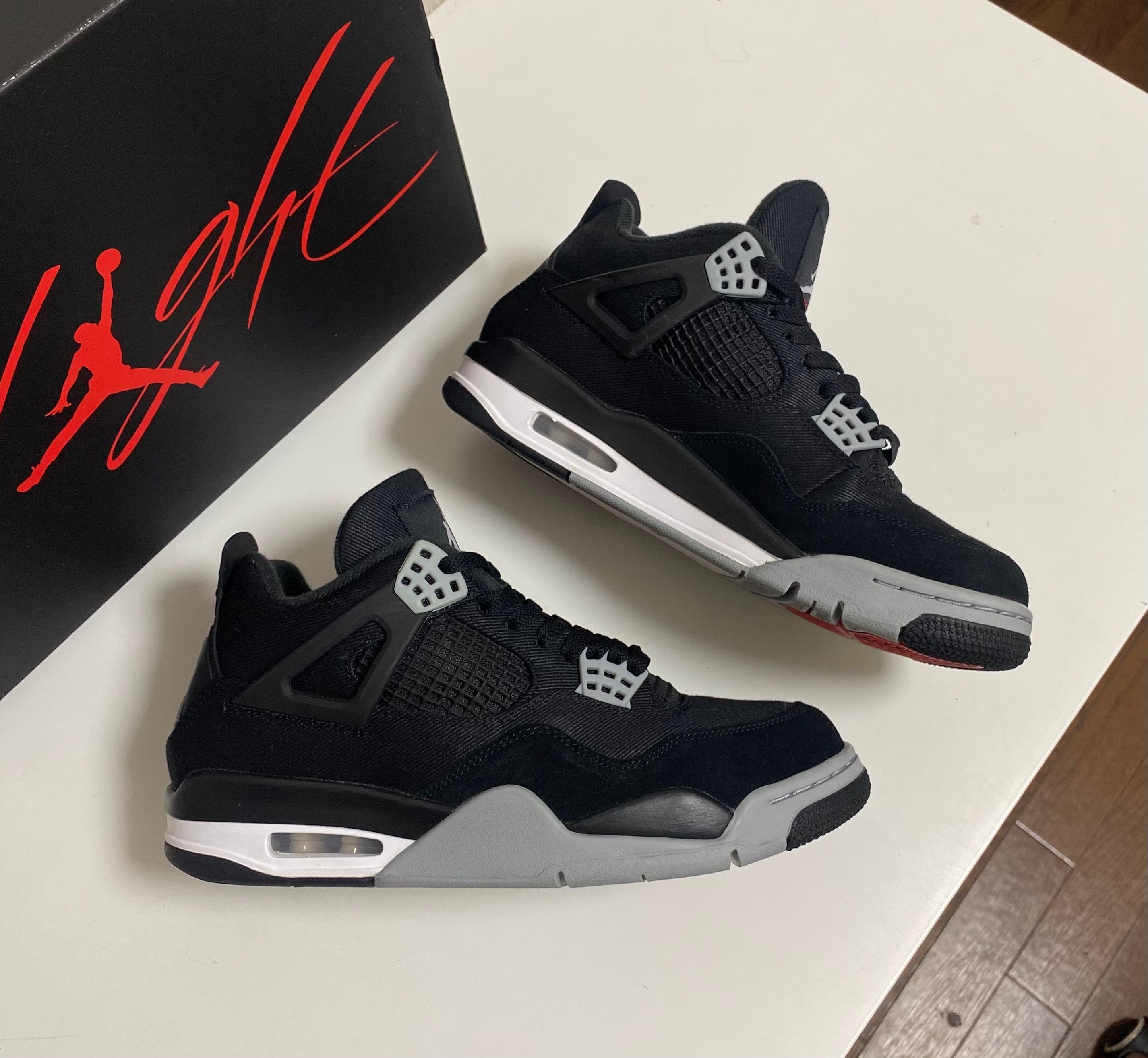 Nike Air Jordan 4 SE "Black and Light Steel"