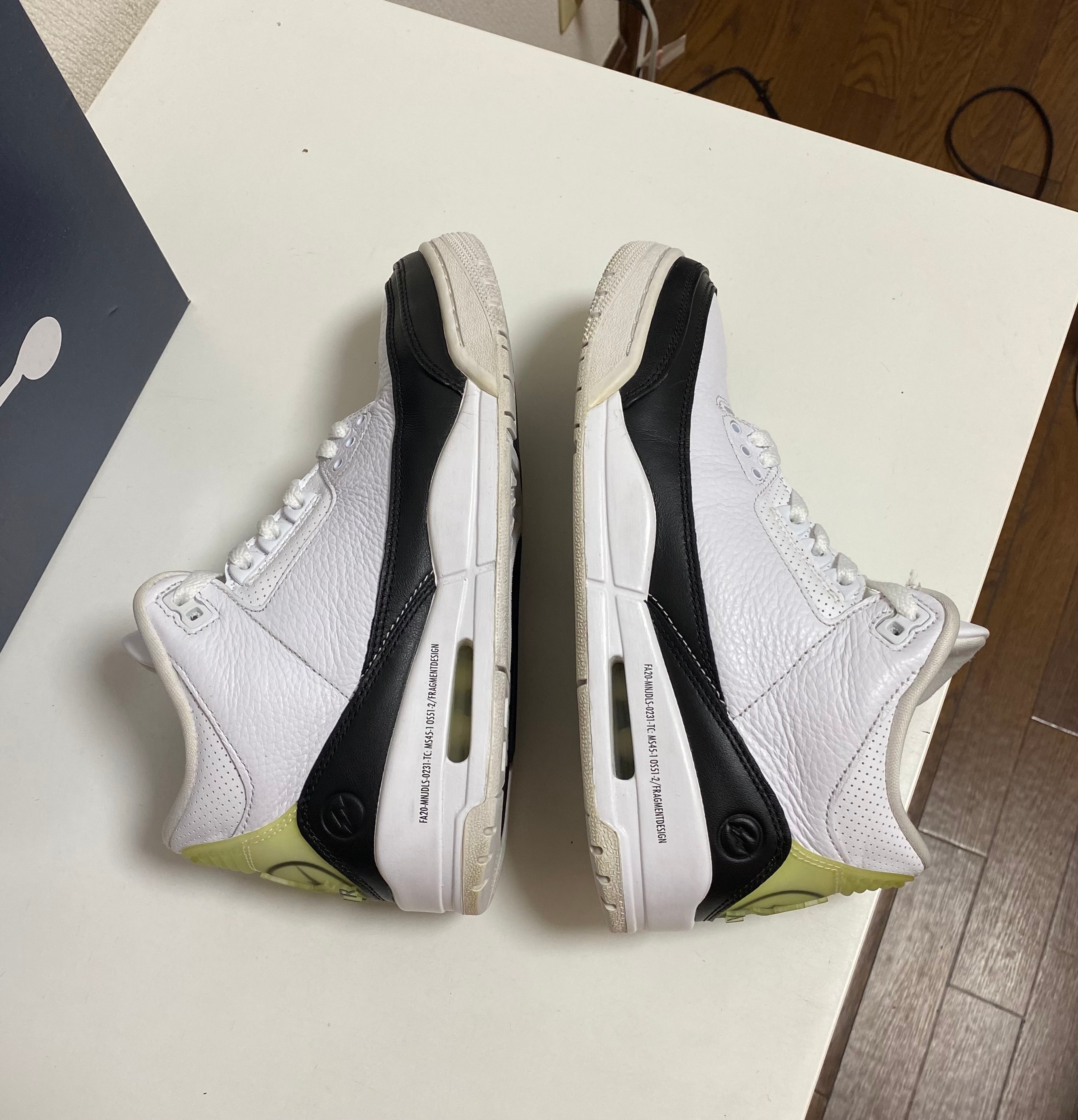 Fragment × Nike Air Jordan 3 "White/Black"