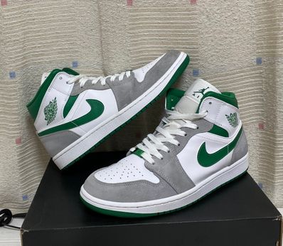 Nike Air Jordan 1 Mid "Green Grey White"
