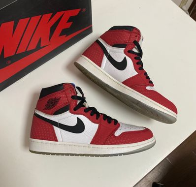 Spiderman × Nike Air Jordan 1 Origin Story "Gym Red/White/Photo Blue/Black"