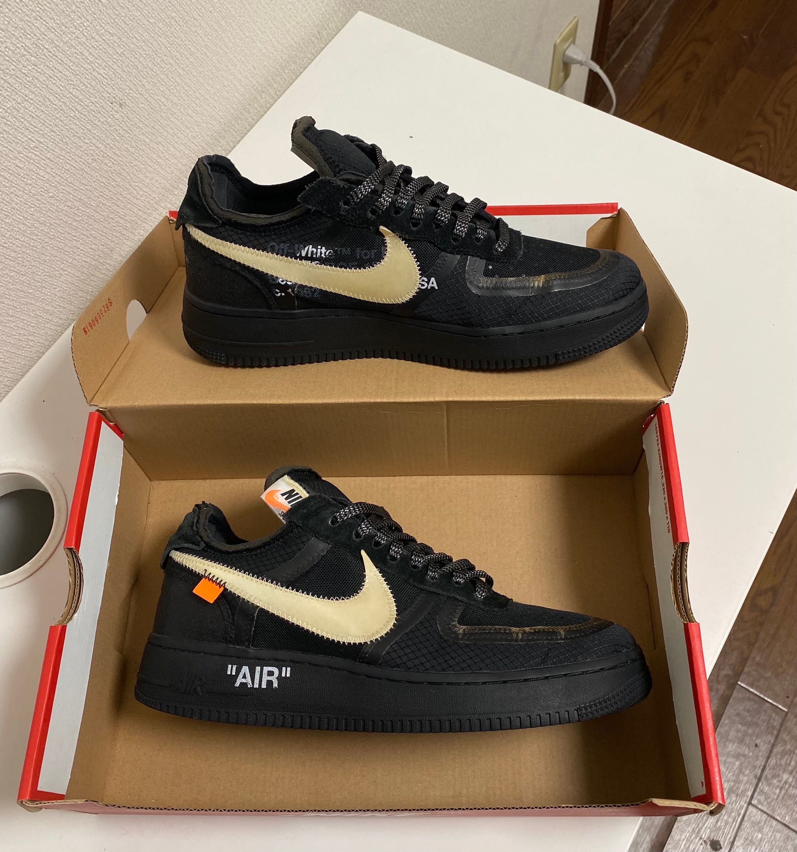 Off-White × Nike Air Force 1 Low "Black"