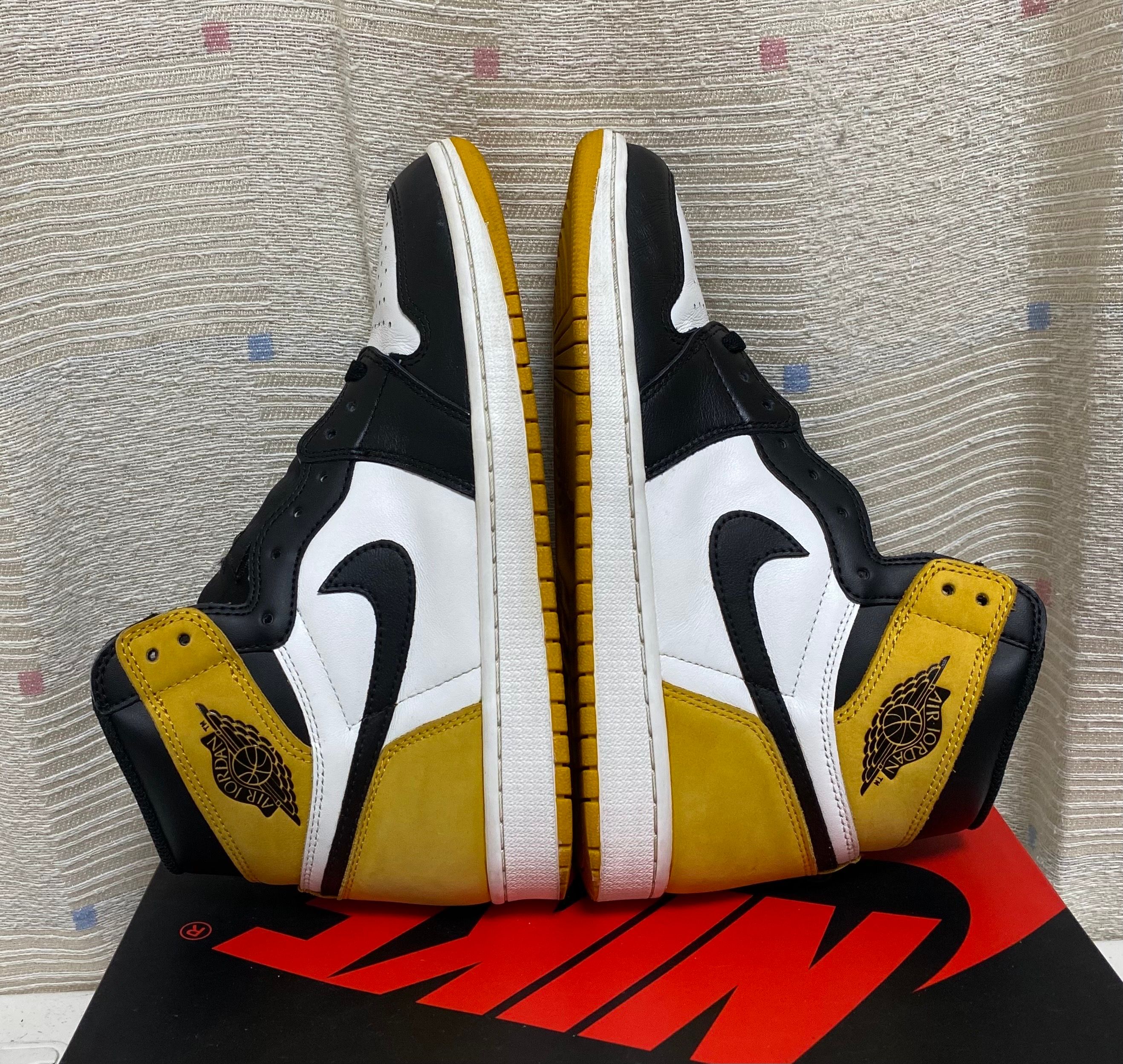 Nike Air Jordan 1 Retro High OG "Black Toe/Yellow Ochre"