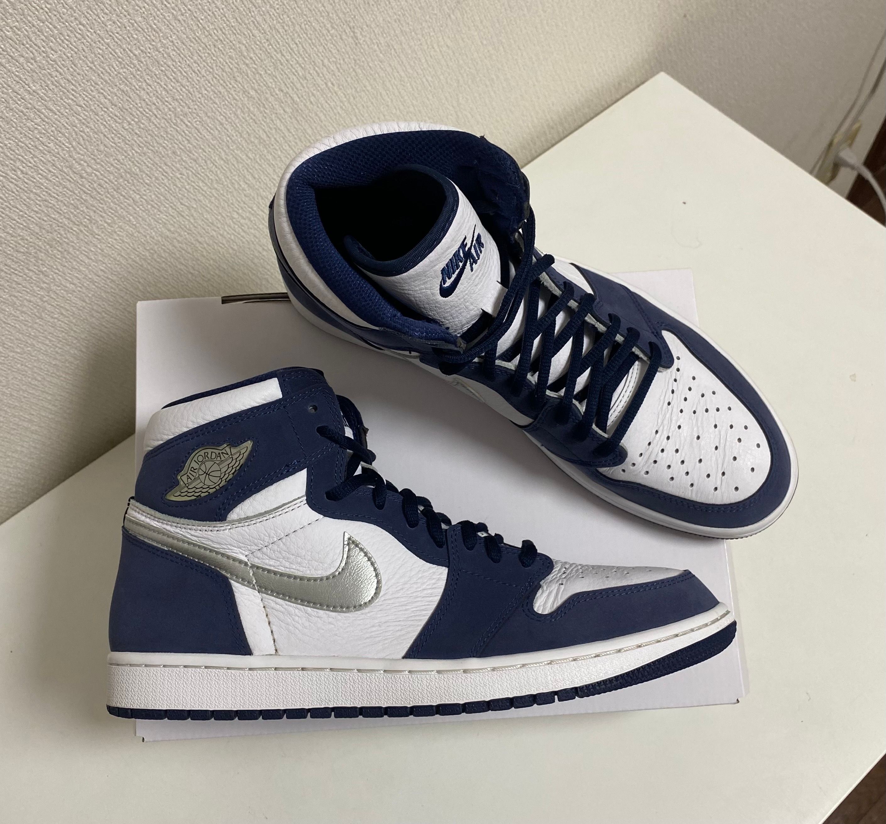 Nike Air Jordan 1 High OG CO.JP "White/Midnight Navy" (2020)(ブリーフケースなし)