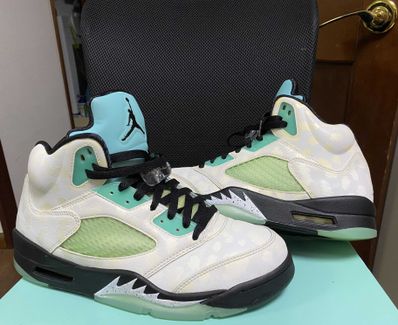 Nike Air Jordan 5 "White/Black/Island Green"