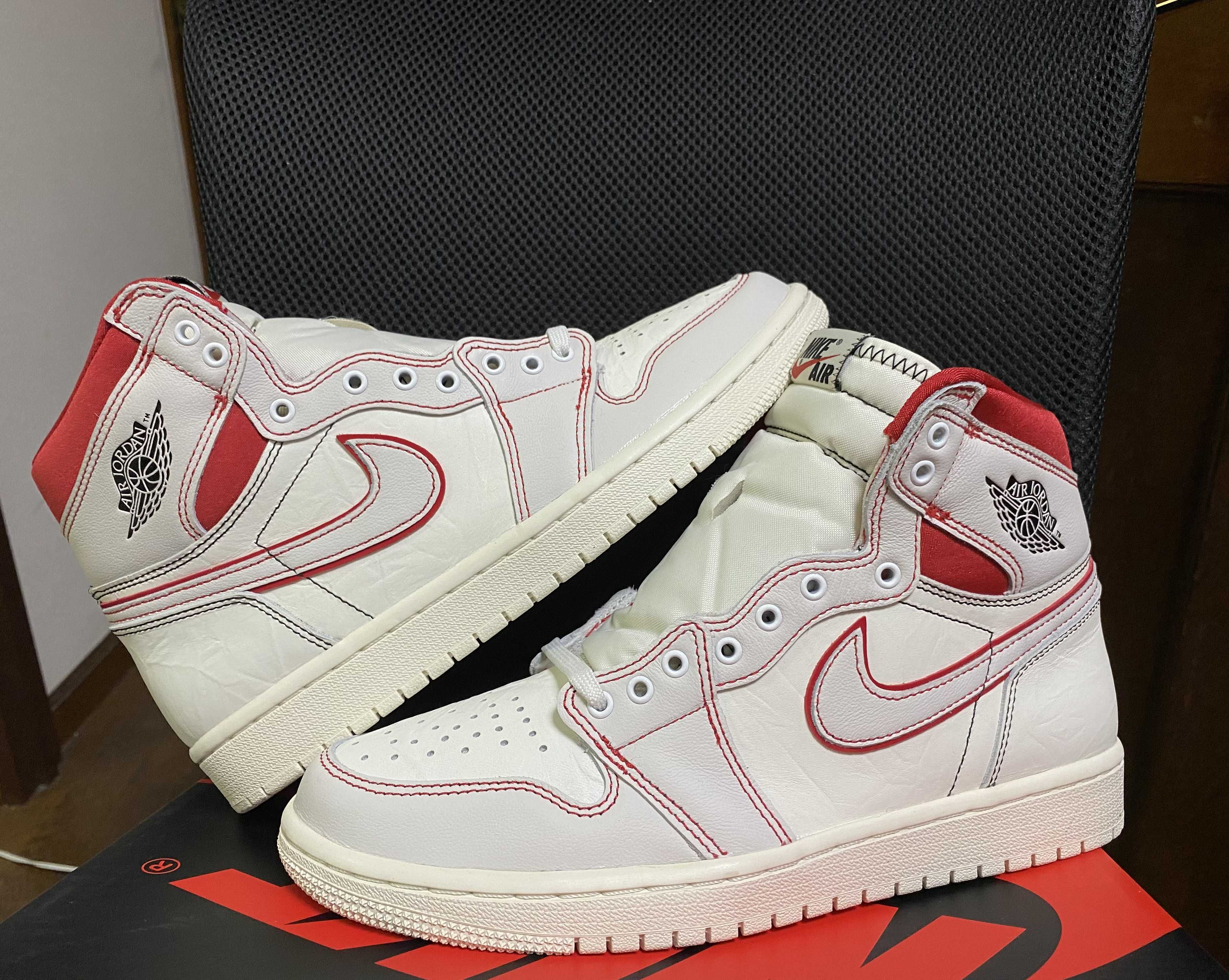 Nike Air Jordan 1 Retro High OG "Sail/University Red"     