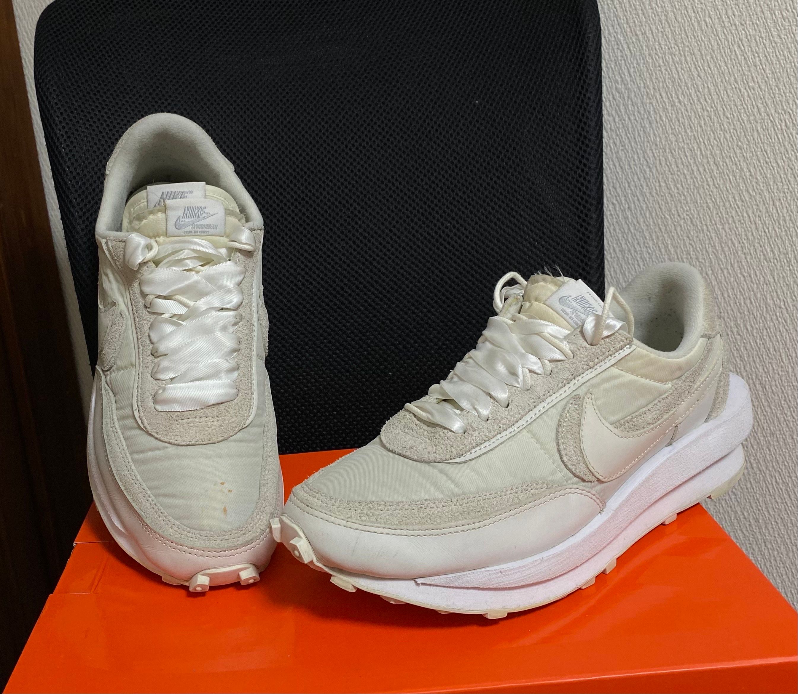 sacai × Nike LDV Waffle "Triple White"