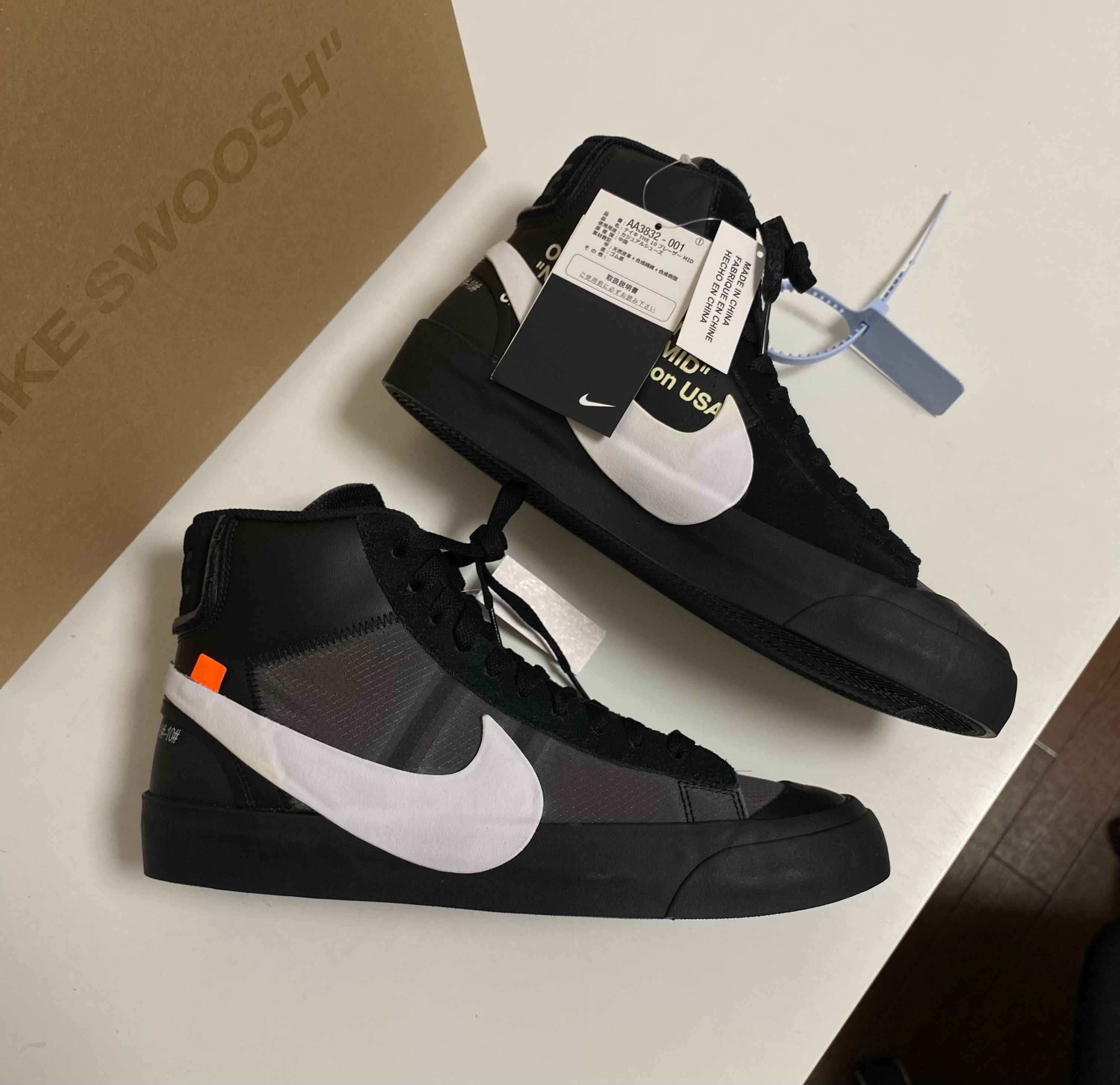 Off-White × Nike Blazer Studio Mid "Grim Reaper"