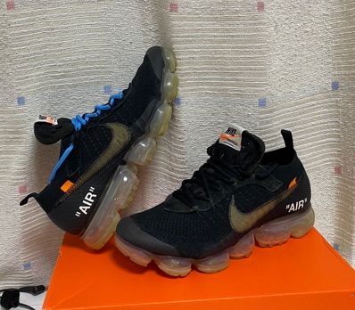 Off-White × Nike Air Vapormax "Black/Total Orange/Clear"