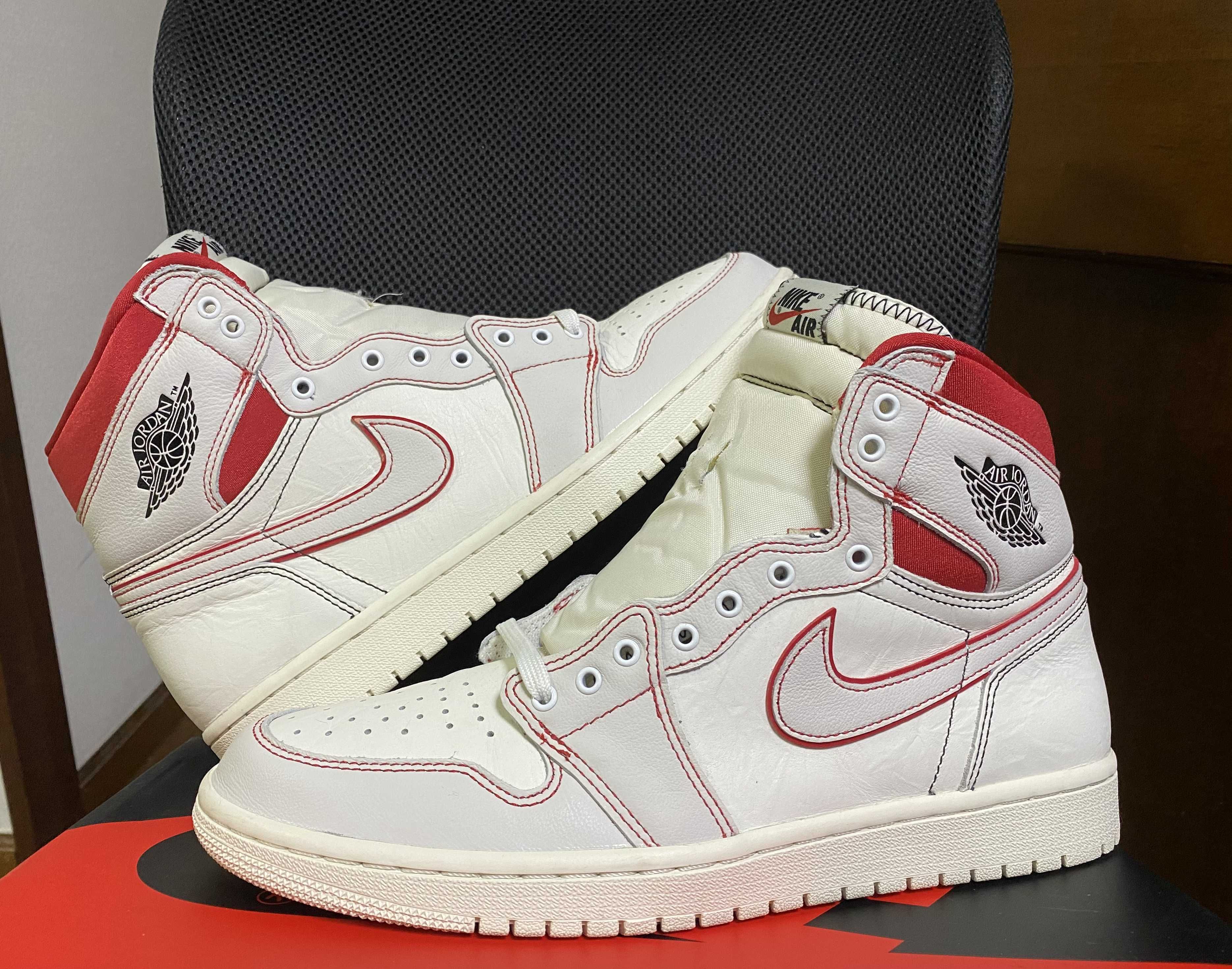 Nike Air Jordan 1 Retro High OG "Sail/University Red"     