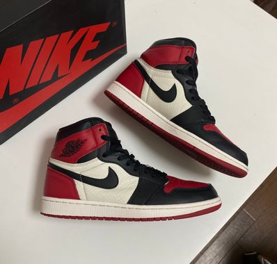 Nike Air Jordan 1 Retro High OG "Bred Toe"