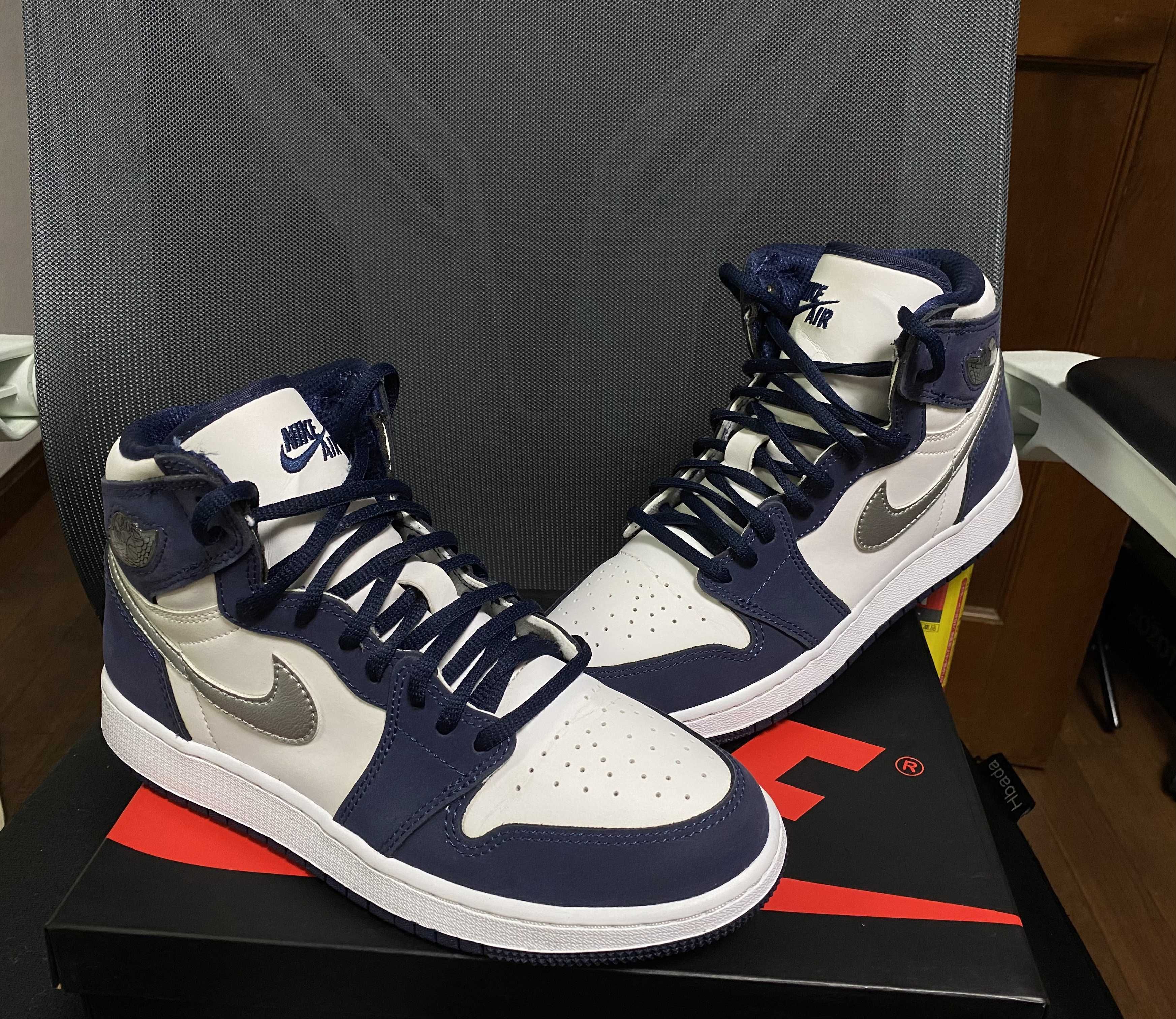 Nike GS Air Jordan 1 High OG CO.JP "Midnight Navy" (2020)(ブリーフケースなし)