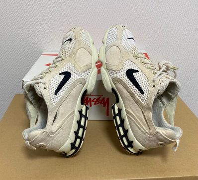Stussy × Nike Air Zoom Spiridon CG 2 "Fossil/Black"
