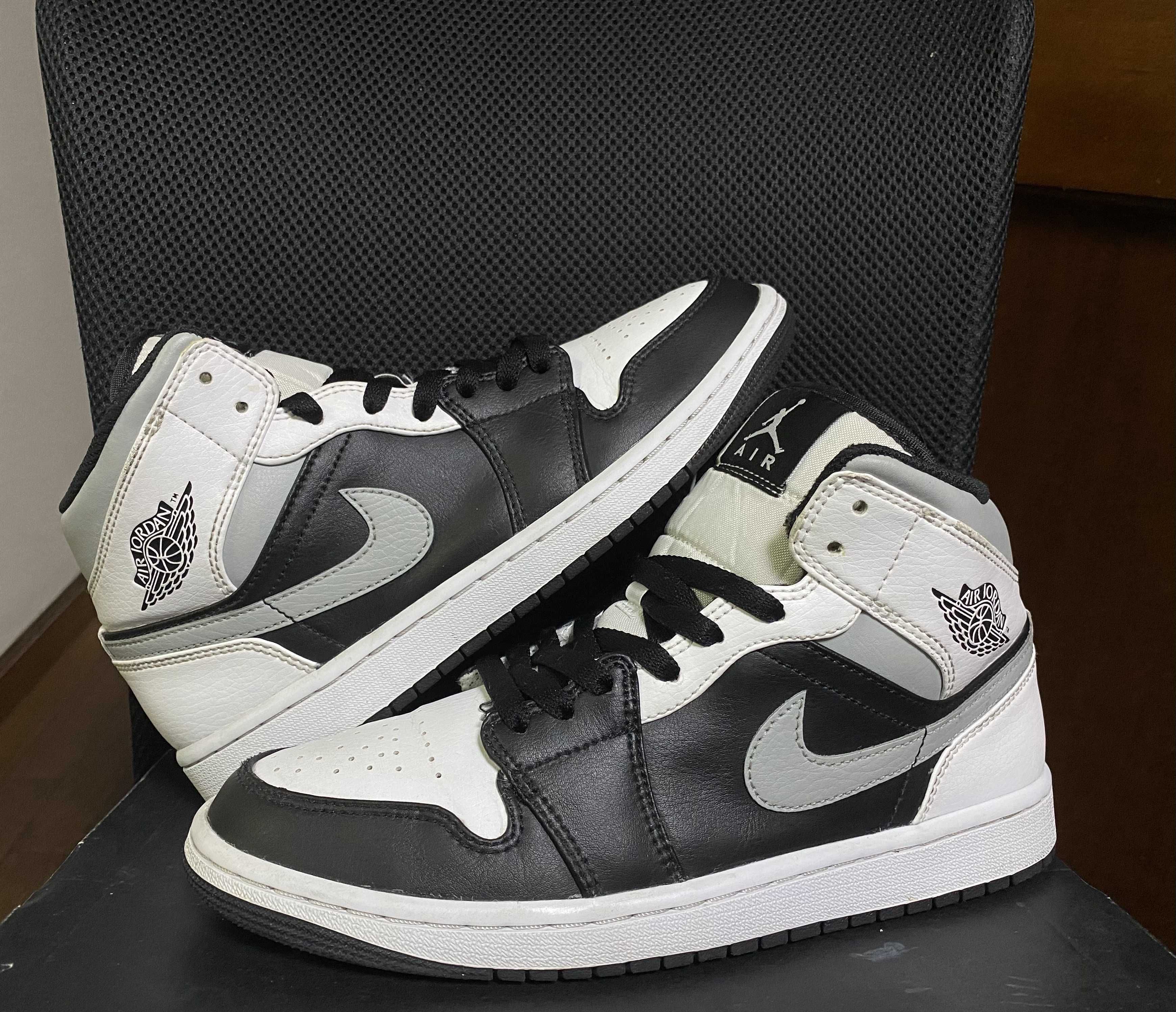 NIKE AIR JORDAN 1 MID "WHITE SHADOW"