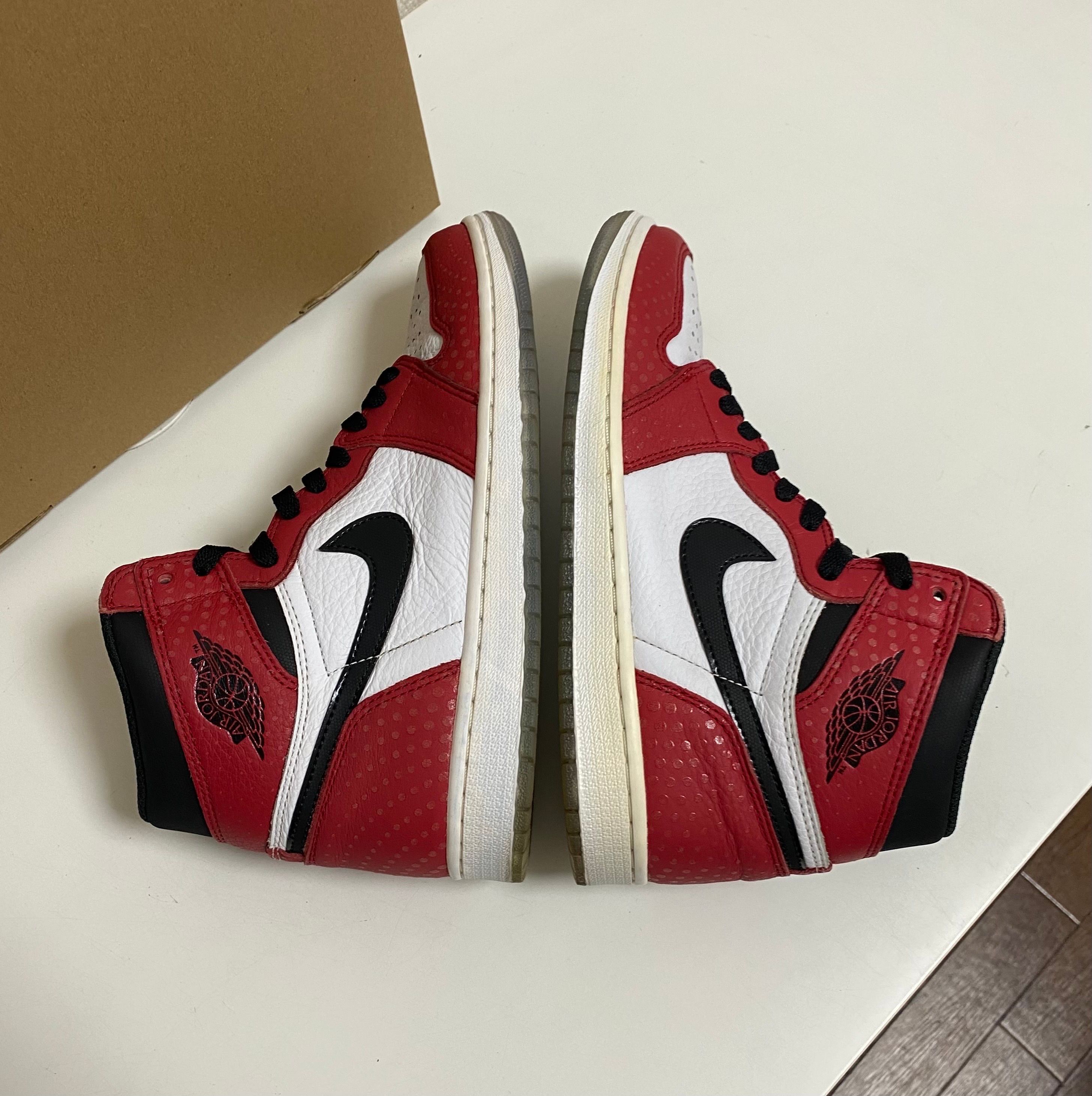 Spiderman × Nike Air Jordan 1 Origin Story "Gym Red/White/Photo Blue/Black"