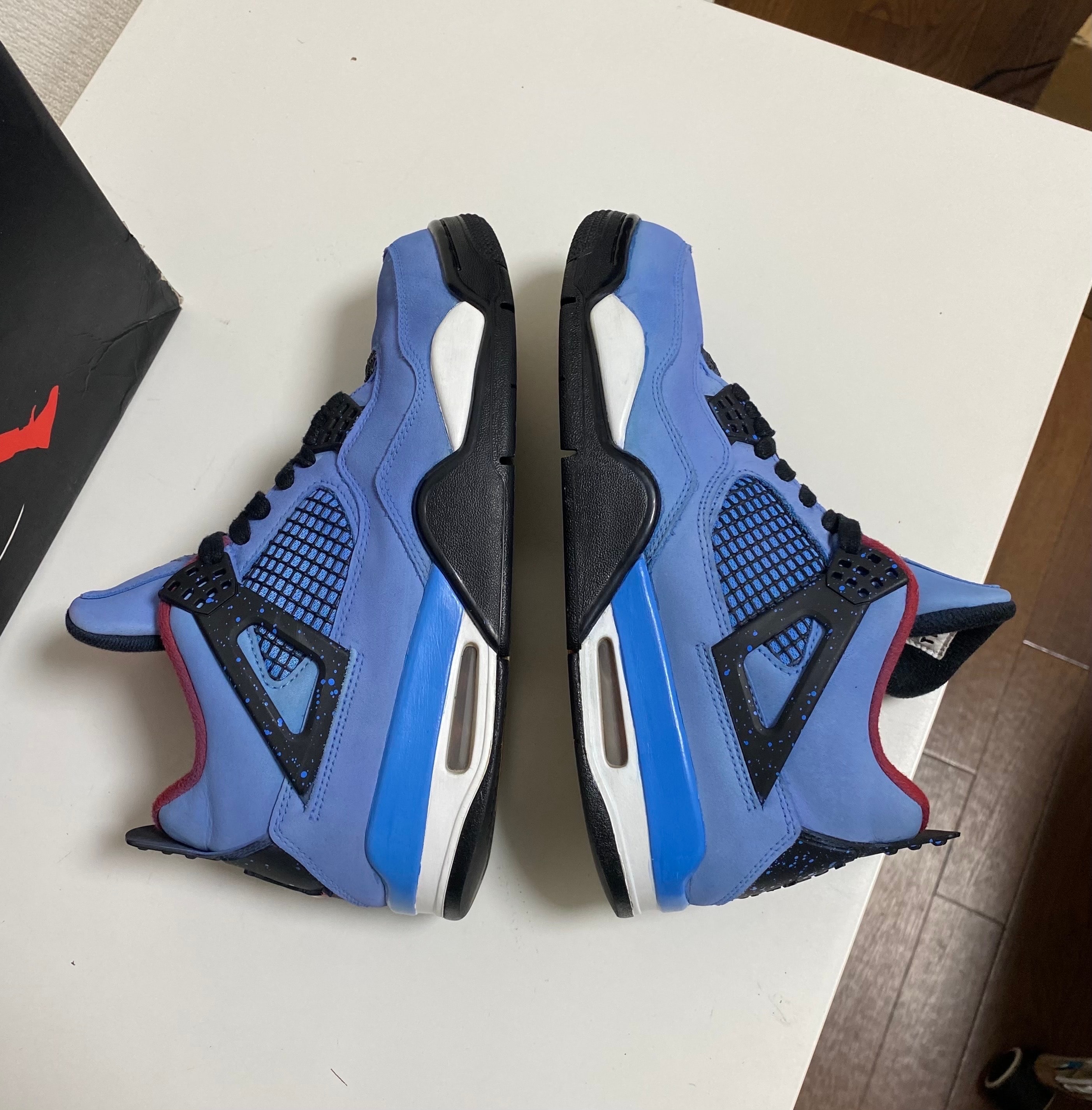 Travis Scott × Nike Air Jordan 4 Retro Cactus Jack "University Blue"