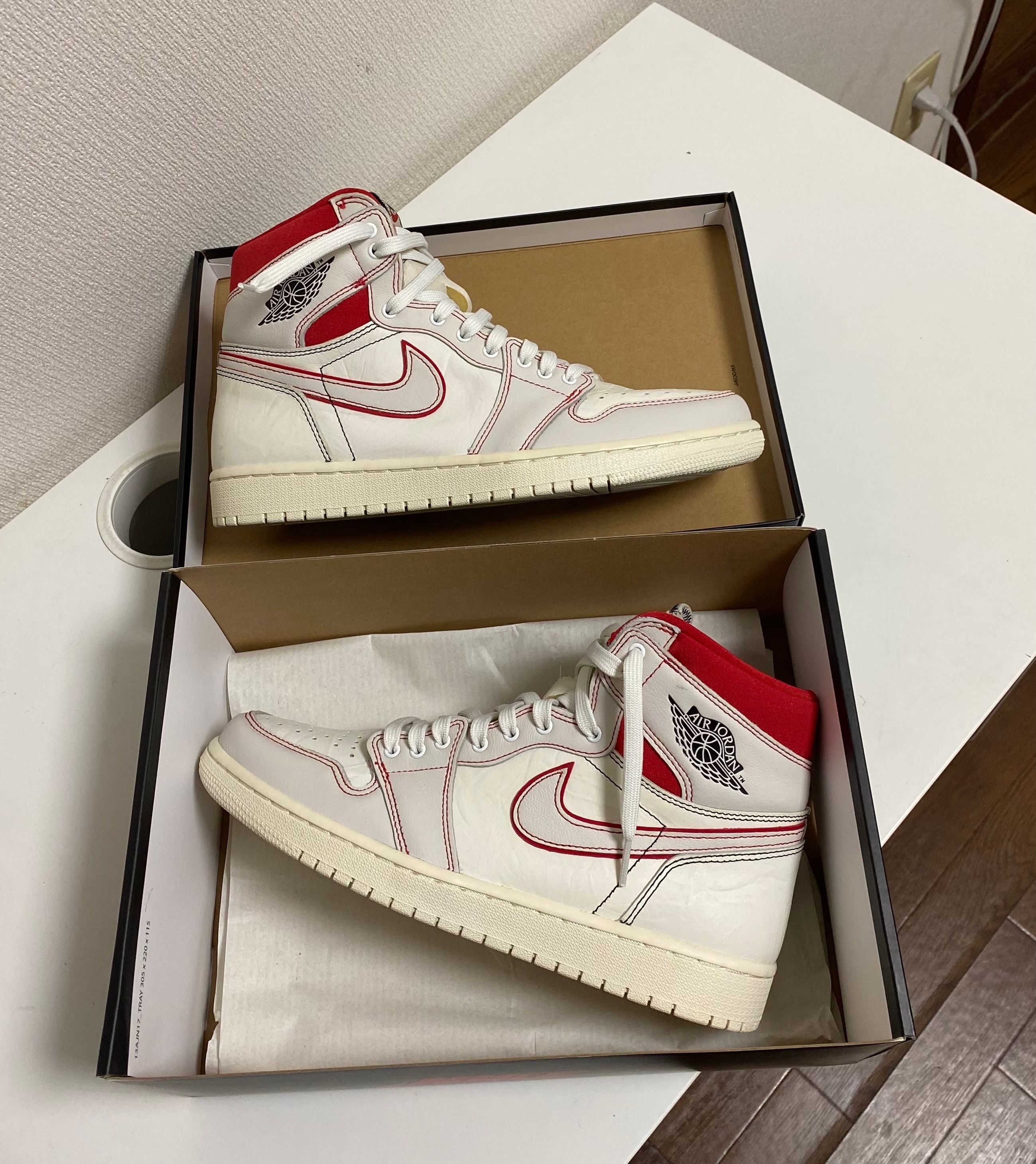 Nike Air Jordan 1 Retro High OG "Sail/University Red"     