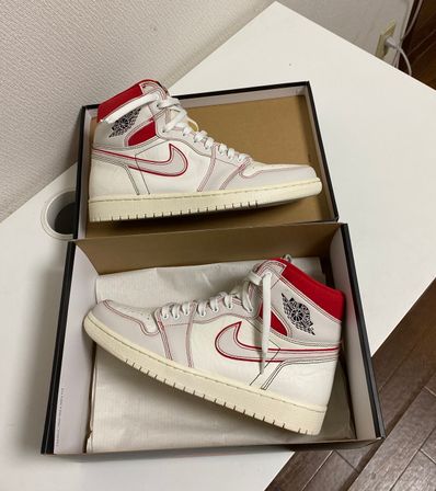 Nike Air Jordan 1 Retro High OG "Sail/University Red"