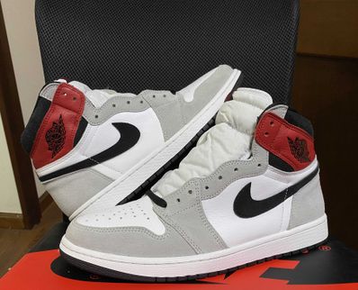 Nike Air Jordan 1 High OG "White/Black/Light Smoke Grey"