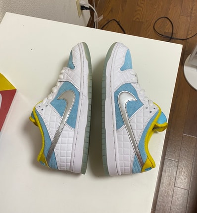 FTC × Nike SB Dunk Low "White/Blue"