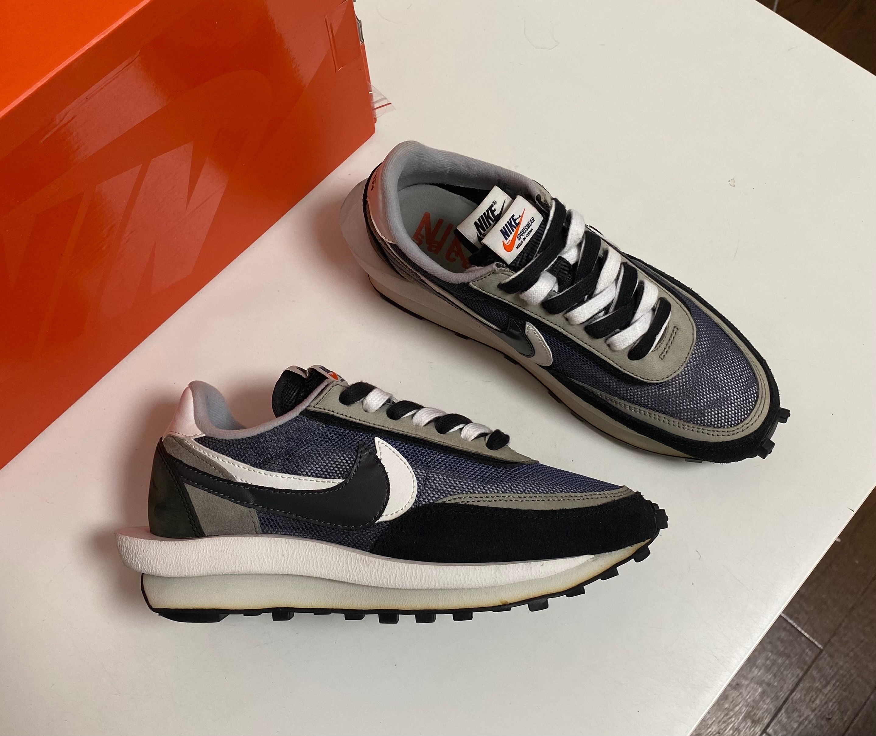 sacai × Nike LD Waffle "Black"