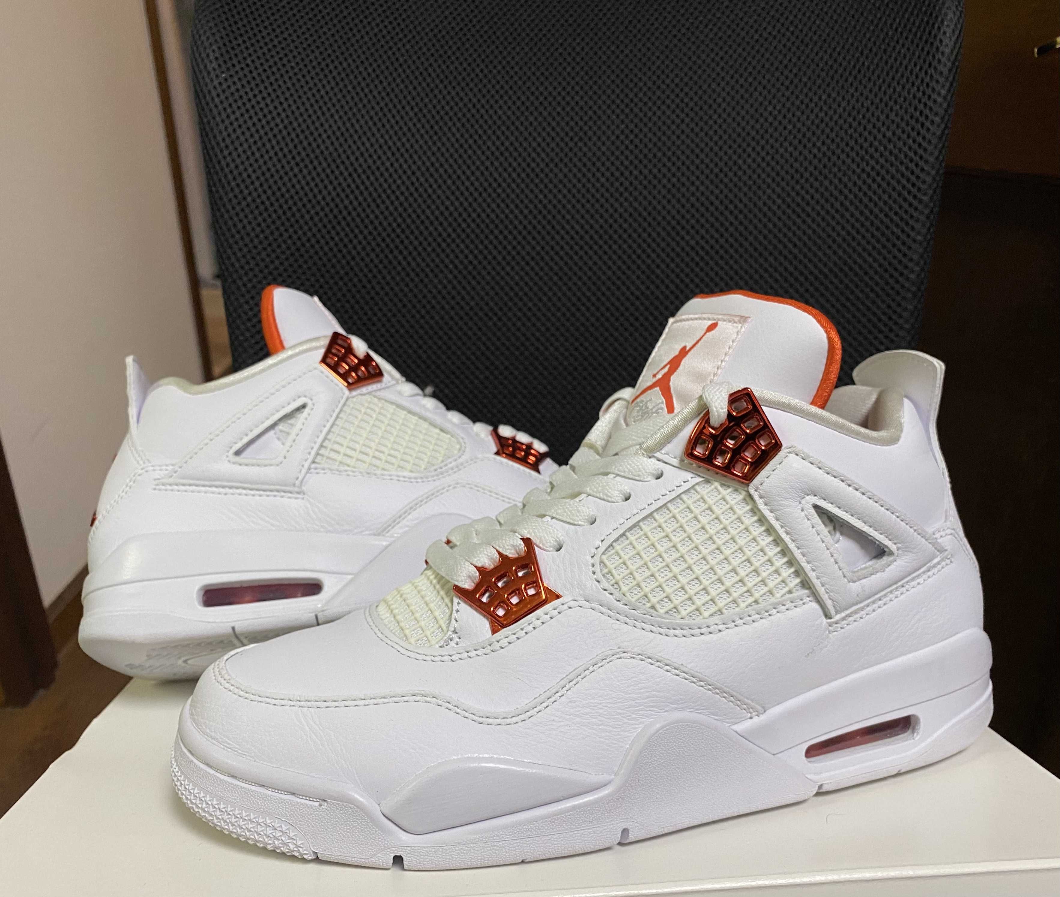 Nike Air Jordan 4 Retro "White/Team Orange"