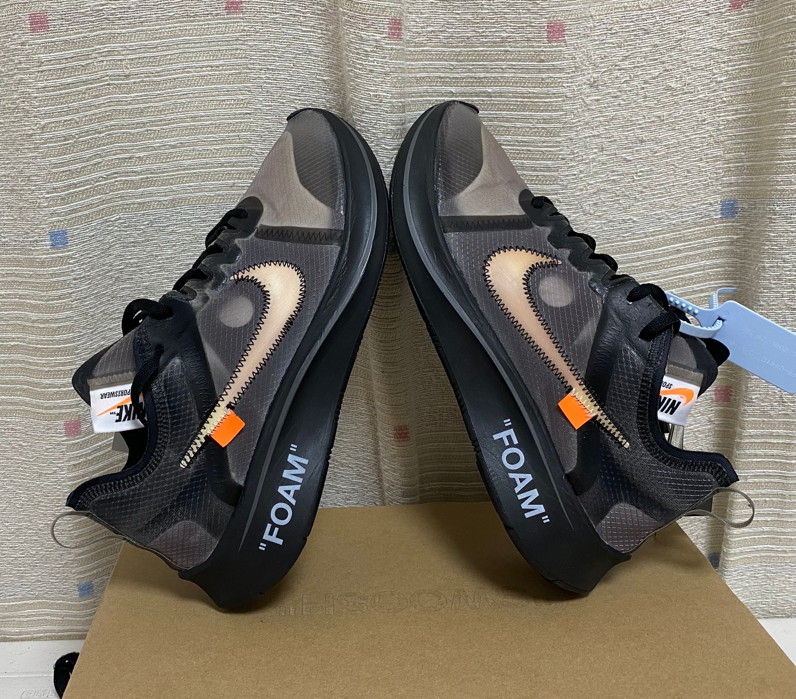 Off-White × Nike Zoom Fly "Black"