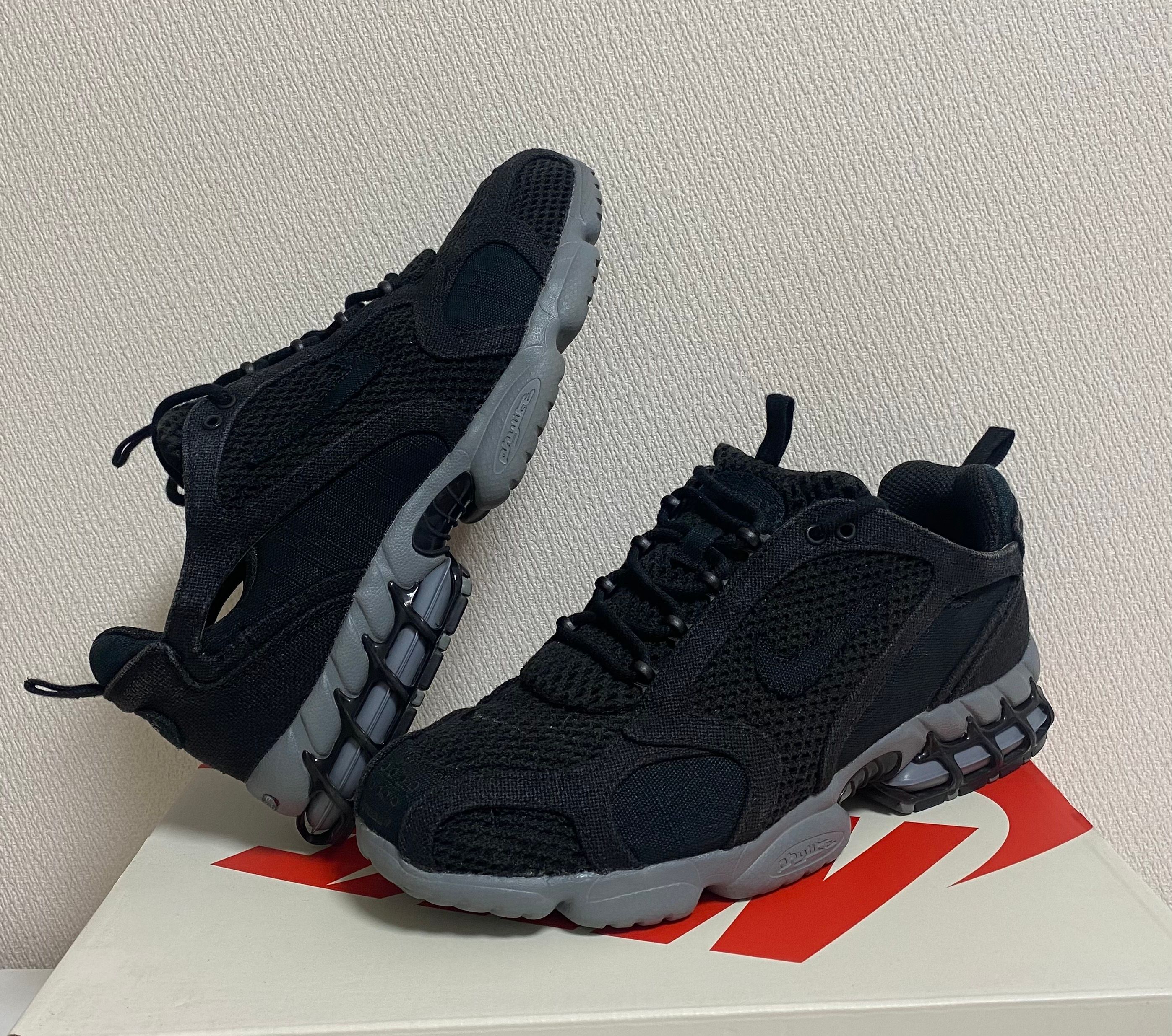 Stussy × Nike Air Zoom Spiridon Cage 2 "Black"