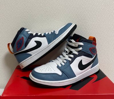 FACETASM × Nike Air Jordan 1 Mid "White/Navy"