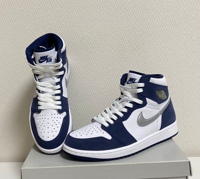 Nike Air Jordan 1 High OG CO.JP "White/Midnight Navy" (2020)(ブリーフケースなし)