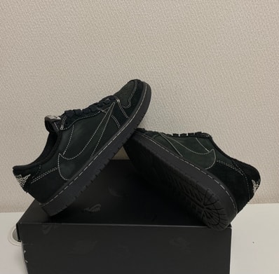 Travis Scott × Nike Air Jordan 1 Low OG SP "Black Phantom"