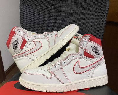 Nike Air Jordan 1 Retro High OG "Sail/University Red"
