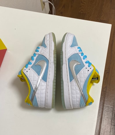 FTC × Nike SB Dunk Low "White/Blue"