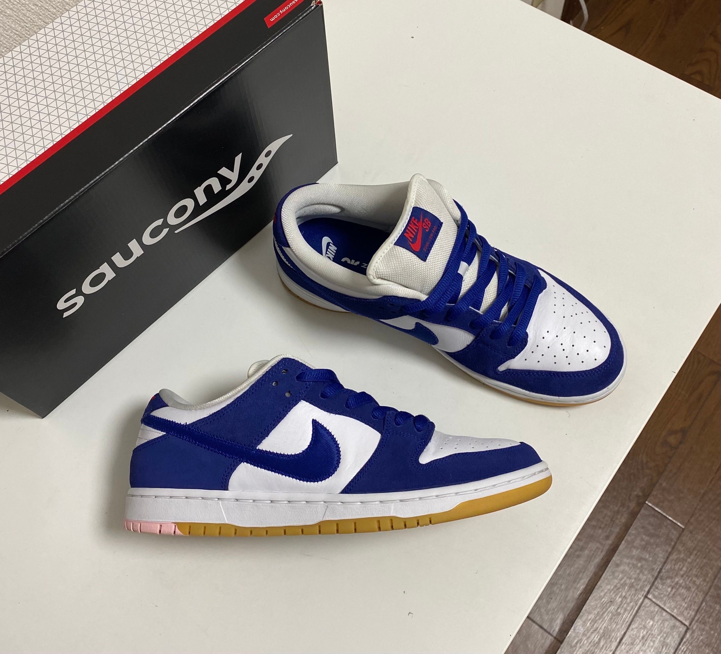 Nike SB Dunk Low "Los Angeles Dodgers/Deep Royal Blue"