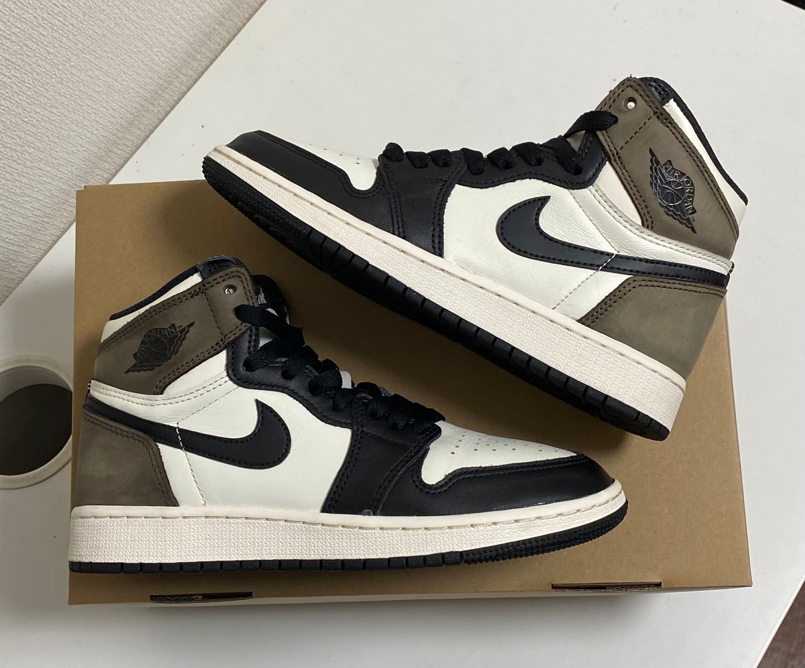 Nike GS Air Jordan 1 High OG "Sail/Dark Mocha/Black"